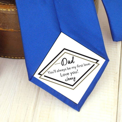 Personalised Leather Tie Patch