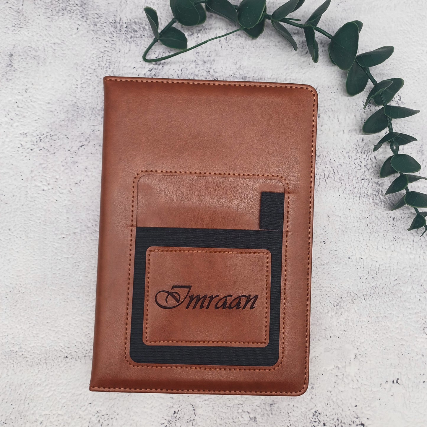 Personalised Leather Notebook