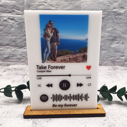 Personalised Music Plaque