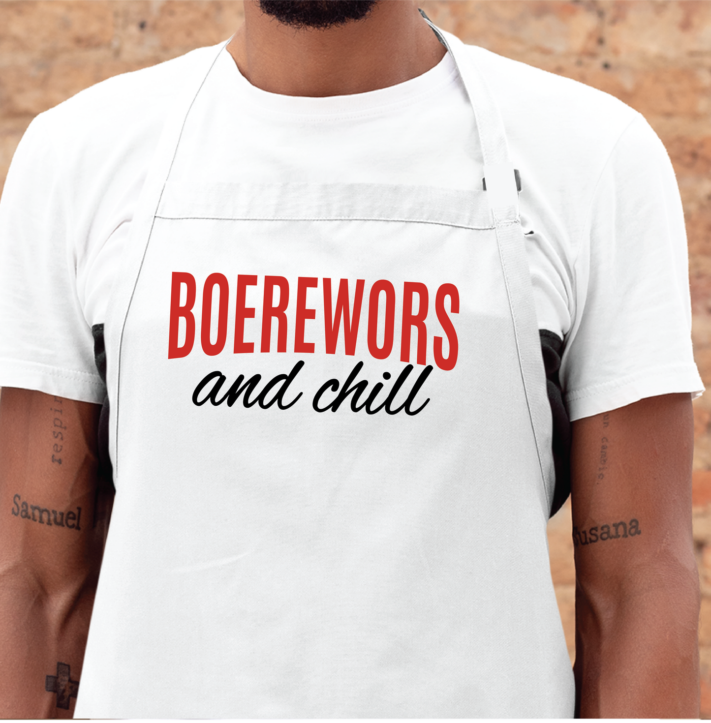 Boerewors & Chill Mens Braai Apron