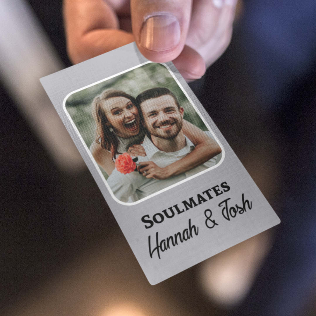 Personalised Metal Photo Wallet Card