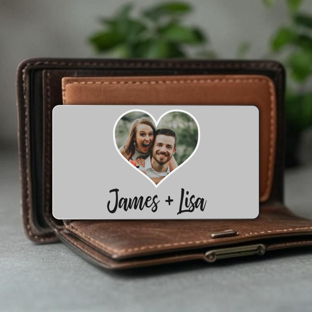 Personalised Metal Photo Wallet Card